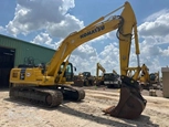 Side of used Excavator